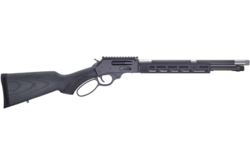 Image of Henry Repeating Arms SPD Hush Series Lever Action Rifle, .45 Colt, 16.5in 5/8x24 TPI Barrel, 1-16, Laminate Grey Stock, Blued, H012CH-FRRMPG