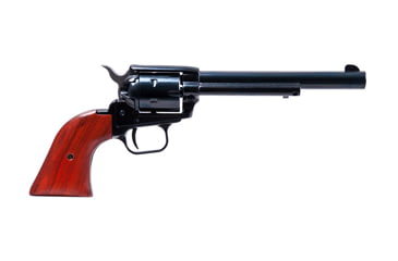 Image of Heritage Manufacturing Rough-Rider-Small-Bore Revolver, .22 Long Rifle, 6.5in barrel, aluminum alloy frame, cocobolo grip, revolving chamber, fixed blade and notch, 6 round cylinder, HGRRSB-.22LR-6.5-1-FRRMPG