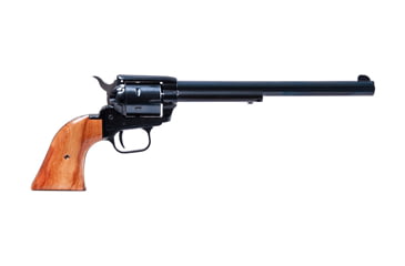 Image of Heritage Manufacturing Rough-Rider-Small-Bore Revolver, .22 Winchester Magnum Rimfire, 9in barrel, aluminum alloy frame, cocobolo grip, revolving chamber, fixed blade and notch, 6 round cylinder, HGRRSB.22WRMGR91FRRMPG