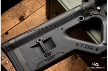 Image of USED HERA Arms CQR-AR10 Buttstock, Black, 12.5, EDEMO6, Used, Condition Like New, Inspect and Rebox
