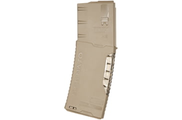 Image of HERA Arms G.2 Transparent Frame Rifle Magazine, AR-15/M4, 5.56/.223, 30 Rounds, Tan, 13.11 / T-30RD