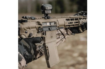 Image of HERA Arms G.2 Transparent Frame Rifle Magazine, AR-15/M4, 5.56/.223, 30 Rounds, Tan, 13.11 / T-30RD