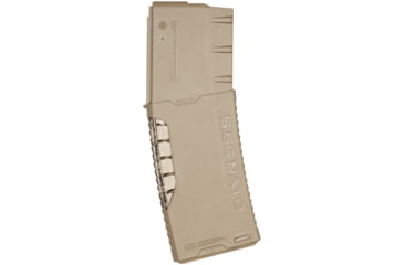 Image of HERA Arms G.2 Transparent Frame Rifle Magazine, AR-15/M4, 5.56/.223, 30 Rounds, Tan, 13.11 / T-30RD