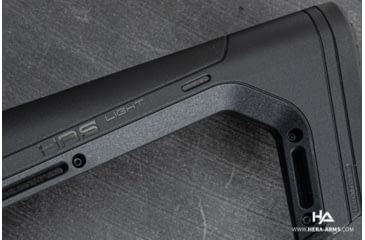 Image of HERA Arms HRS Light Fixed Buttstock, A2, Black, 12.43, EDEMO3