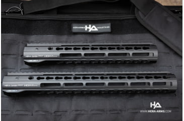 Image of HERA Arms IRS AR10 Rifle Aluminum Handguard With Keymod Black Hard Coat Anodiz, 110527