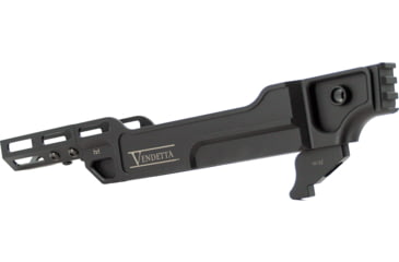 Image of Heresy Design Vendetta Fixed Barrel Chassis, Mini Rail, 3.25in, Black, HVCSME