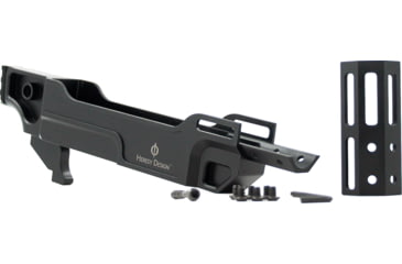Image of Heresy Design Vendetta Fixed Barrel Chassis, Mini Rail, 3.25in, Black, HVCSME