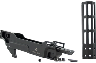 Image of Heresy Design Vendetta Fixed Barrel Chassis, Short Rail, 6.375in, Black, HVCSSE