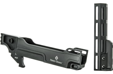 Image of Heresy Design Vendetta Takedown Barrel Chassis, Short Rail, 6.375in, Black, HVCTSE