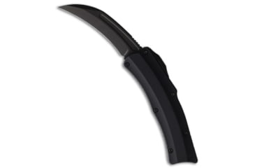 Image of Heretic Knives ROC Automatic Folding Knife, 3.15in, CPM MagnaCut, Hawkbill Blade, Aluminum, Black Handle, Black/Black, 7.85 inch, BHQ-192249