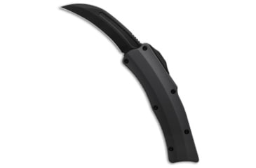 Image of Heretic Knives ROC Automatic Folding Knife, 3.15in, CPM MagnaCut, Hawkbill Blade, Aluminum, Gray Handle, Gray/Black, 7.85 inch, BHQ-192831