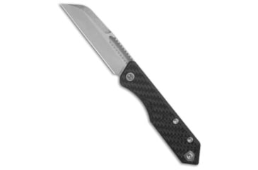 Image of Heretic Knives Heretic Jinn Slip Joint Knife MagnaCut Carbon Fiber 3" Stonewash, Black, CPM MagnaCut, adult, BHQ-191945