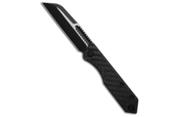 Image of Heretic Knives Heretic Jinn Slip Joint Knife MagnaCut Carbon Fiber 3" Two-Tone, Black, CPM MagnaCut, adult, BHQ-194203