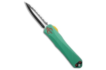 Image of Heretic Knives Heretic Knives Manticore E D/E MagnaCut Bounty Hunter Green 3.2" Two-Tone Serr, Green, CPM MagnaCut, adult, BHQ-199150