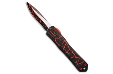 Image of Heretic Knives Heretic Knives Manticore S Recurve OTF Knife Magma UV Orange 2.6" Two-Tone, Black/Orange, CPM MagnaCut, adult, BHQ-222011