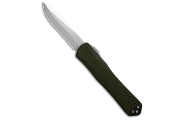 Image of Heretic Knives Heretic Knives Manticore X Recurve OTF Knife OD Green Frag Aluminum 3.75" SW, OD Green, CPM MagnaCut, adult, BHQ-206134