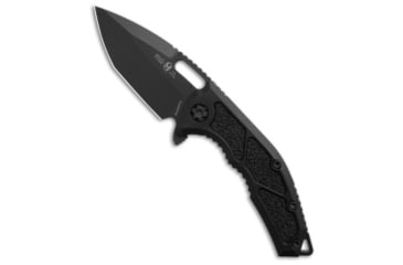 Image of Heretic Knives Heretic Knives Medusa MagnaCut Manual Frame Lock Knife Black Al 3" Cerakote, Black, CPM MagnaCut, adult, BHQ-204918