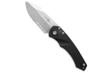 Image of Heretic Knives Heretic Knives Mini Pariah S/E Automatic Knife Black Polymer 3.3" SW Serrated, Black, CPM MagnaCut, adult, BHQ-220190