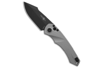Image of Heretic Knives Heretic Knives Mini Pariah Tanto Automatic Knife Gray Polymer 3.3" Black, Gray, CPM MagnaCut, adult, BHQ-226249