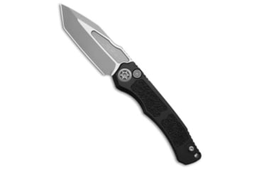Image of Heretic Knives Heretic Knives Wraith V4 T/E Automatic Knife Black Aluminum 3.6" Battleworn, Black, CPM MagnaCut, adult, BHQ-227987