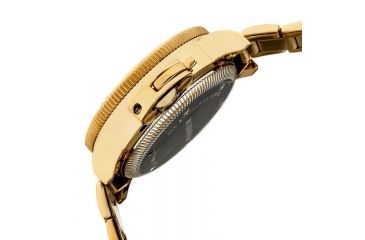 Image of Heritor Automaitc Cahill Diver's Bracelet Watch, black  gold HERHR5103