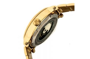 Image of Heritor Automatic Aries Skeleton Bracelet Watch, silver  gold HERHR4403