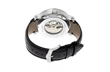 Image of Heritor Automatic Aries Skeleton Bracelet Watch, black  black HERHR4405