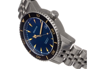 Image of Heritor Automatic Bracelet Watch, Navy, One Size, HERHS1902