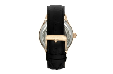 Image of Heritor Automatic Hayward Semi-Skeleton Watch - Mens, Black/Black/Gold, One Size, HERHR9404