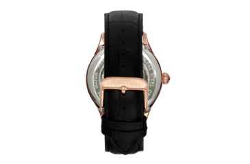 Image of Heritor Automatic Hayward Semi-Skeleton Watch - Mens, Black/Black/Rose Gold, One Size, HERHR9406