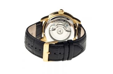 Image of Heritor Automatic Hr2004 Piccard Mens Watch, Black HERHR2004