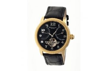 Image of Heritor Automatic Hr2004 Piccard Mens Watch, Black HERHR2004