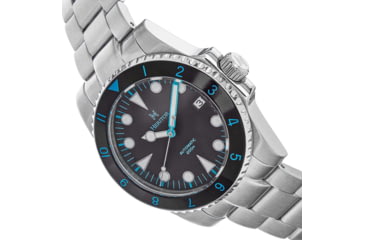 Image of Heritor Automatic Luciano Bracelet Watch w/Date, Black/Blue, One Size, HERHS1504