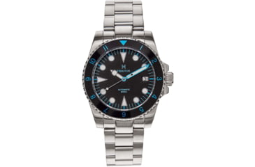 Image of Heritor Automatic Luciano Bracelet Watch w/Date, Black/Blue, One Size, HERHS1504