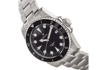 Image of Heritor Automatic Luciano Bracelet Watch w/Date, Black, One Size, HERHS1501