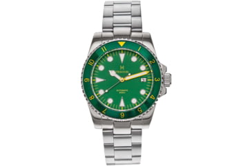 Image of Heritor Automatic Luciano Bracelet Watch w/Date, Green, One Size, HERHS1505
