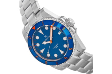 Image of Heritor Automatic Luciano Bracelet Watch w/Date, Navy, One Size, HERHS1502