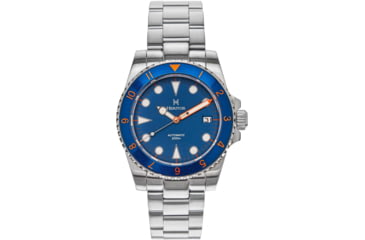 Image of Heritor Automatic Luciano Bracelet Watch w/Date, Navy, One Size, HERHS1502