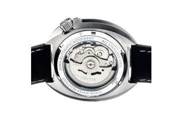 Image of Heritor Automatic Pierce Genuine Leather-Band Watch w/Date, White/Red/Blue - Mens, HERHS1202