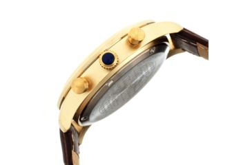Image of Heritor Earnhardt Collection Mens Watch, Dark Brown HERHR3103