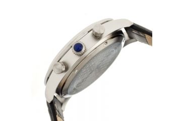 Image of Heritor Earnhardt Collection Mens Watch, Silver Dial, Black HERHR3101