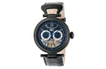 Image of Heritor Ganzi Men's Watch, Black Case, Black Dial HERHR3307