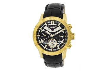 Image of Heritor Automatic Hamilton Semi, Gold/Black, Standard HERHR4104