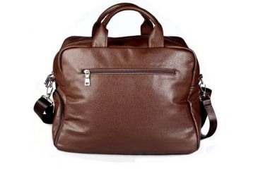 Image of Hero Hayes Series Better Than Leather Travel Bag, Brown HROT325BRN