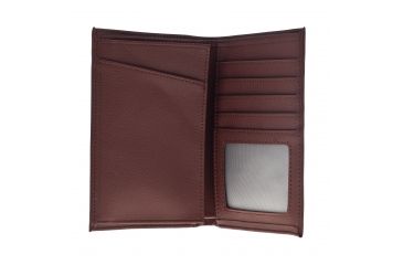 Image of Hero Passport Holder Polk Series 630BRN Better Than Leather, Maroon HROP630BRN