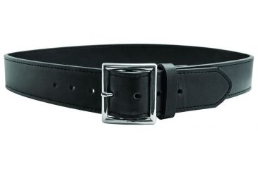 Image of Hero's Pride 1.75in Garrison Belt, Stitched, AirTek, Plain, Size 28, Black, 28 1255P-28