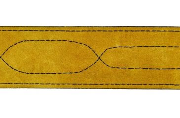 Image of Hero's Pride 2.25in Sam Browne Belt, AirTek, Smooth, Size 28, Black, 28 1230PN-28