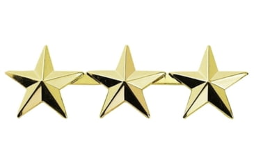 Image of 3 Star Pin 1/2'' High - Pair