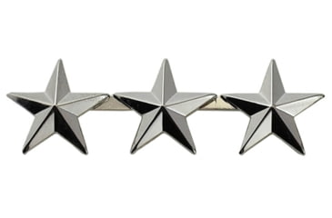 Image of 3 Star Pin 1/2'' High - Pair