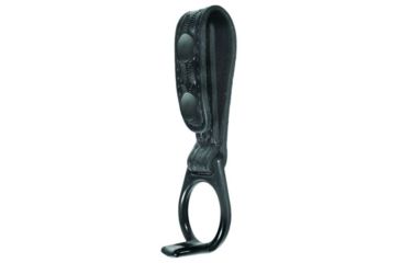 Image of Hero's Pride Baton w/ Side Handle Holder, Plastic, AirTek, BW, Black Snaps 1495BWB